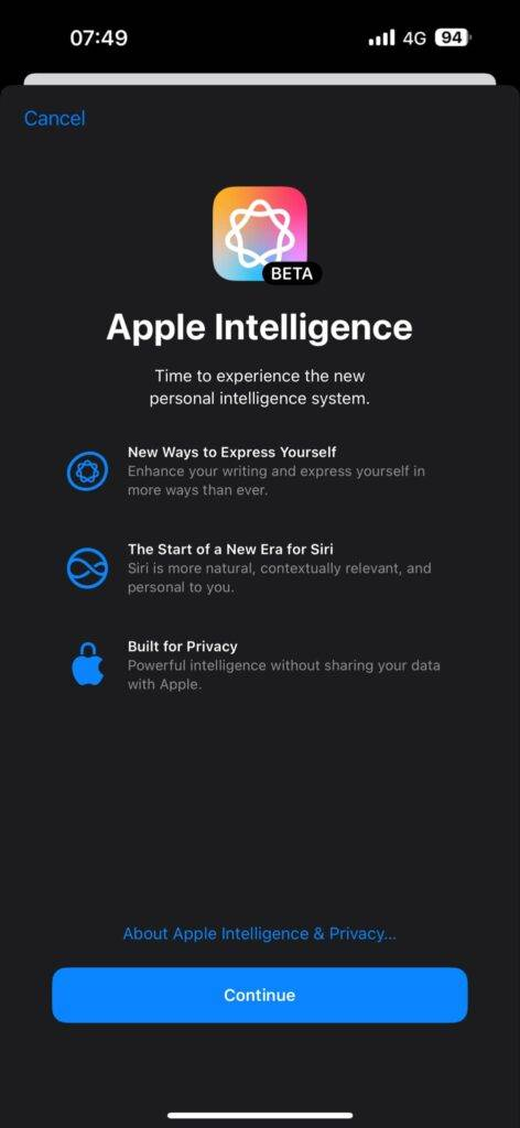 Apple Intelligence 系统需求一览-第3张图片-谷达鸭iPhone专区